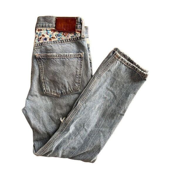 Citizens of Humanity MARLEE Relaxed SL Boyfriend Jeans 25 Distressed Embroidered - Picture 6 of 15
